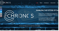 Desktop Screenshot of chronostech.com